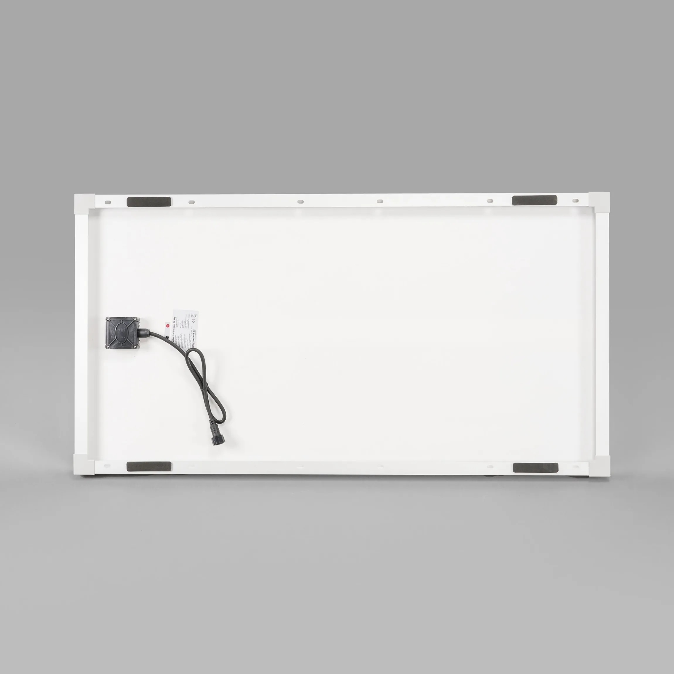 Solarmodul 80 Wp / 18 V mit Stecker 2-polig groß