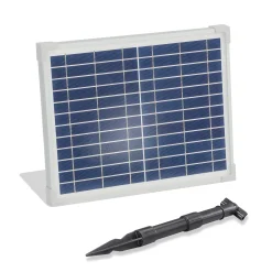 Solarmodul 12 Wp / 12 V mit Stecker 2-polig klein - neues Modell