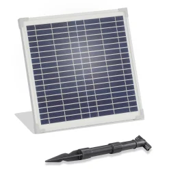 Solarmodul 15 Wp / 18 V mit Stecker 2-polig klein - neues Modell
