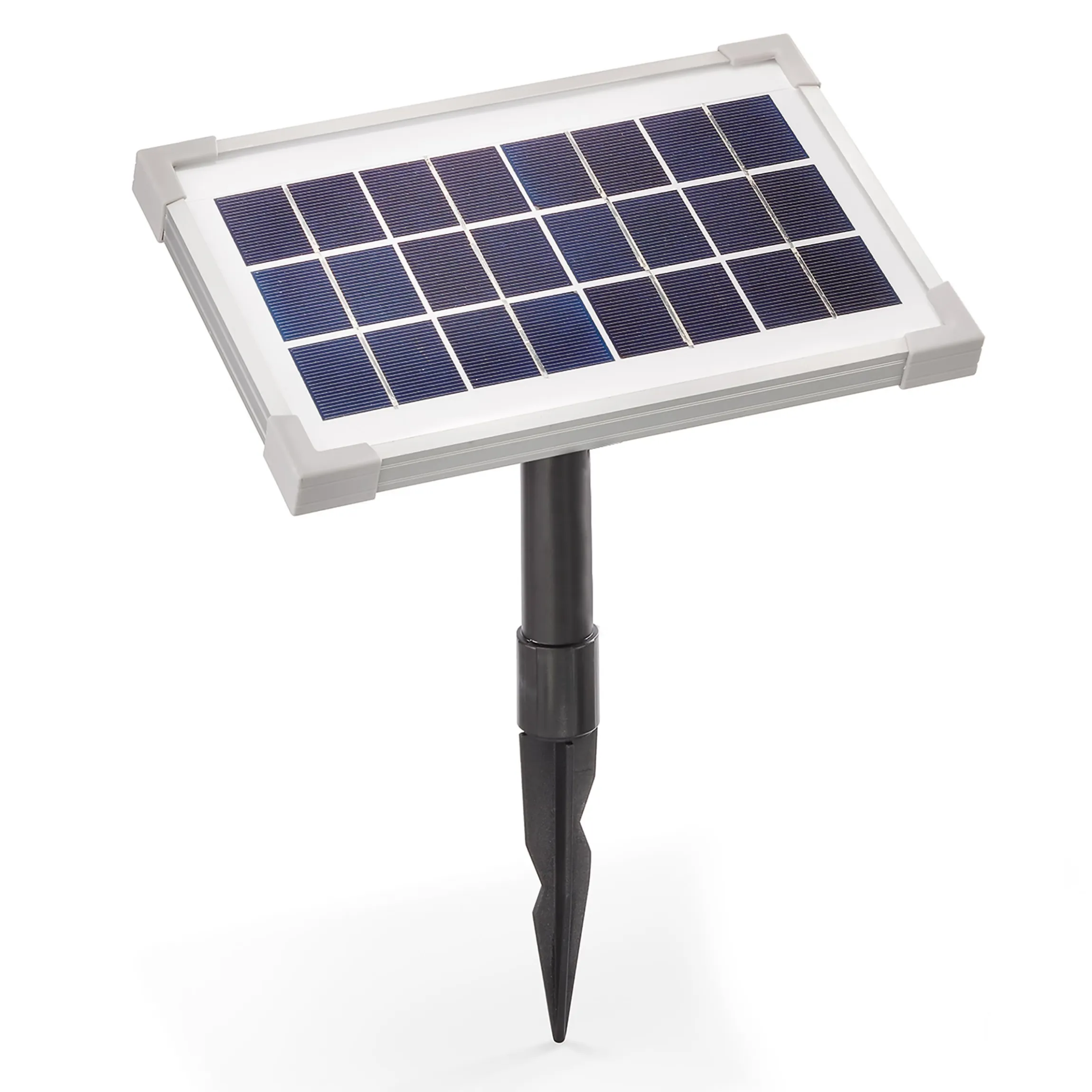 Solarmodul 3,5 Wp / 6 V mit Stecker 2-polig rund