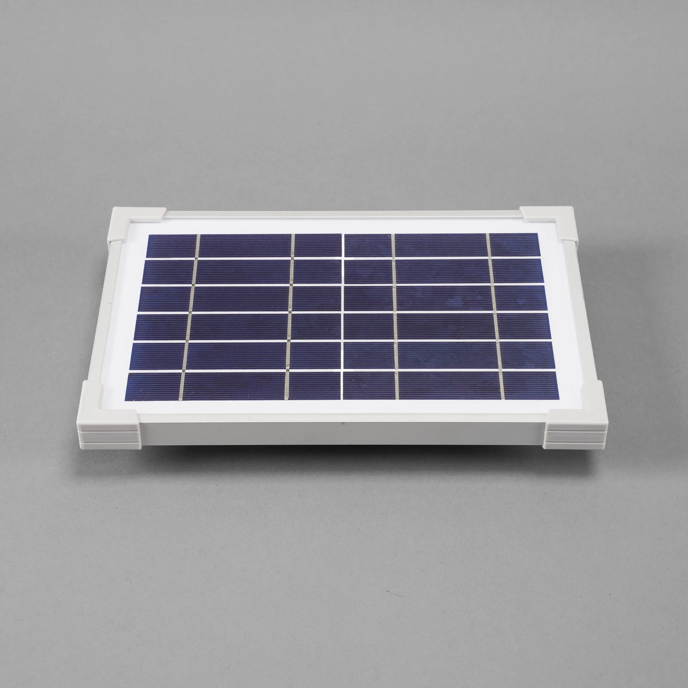 Solarmodul 3,5 Wp / 6 V mit Stecker 2-polig rund