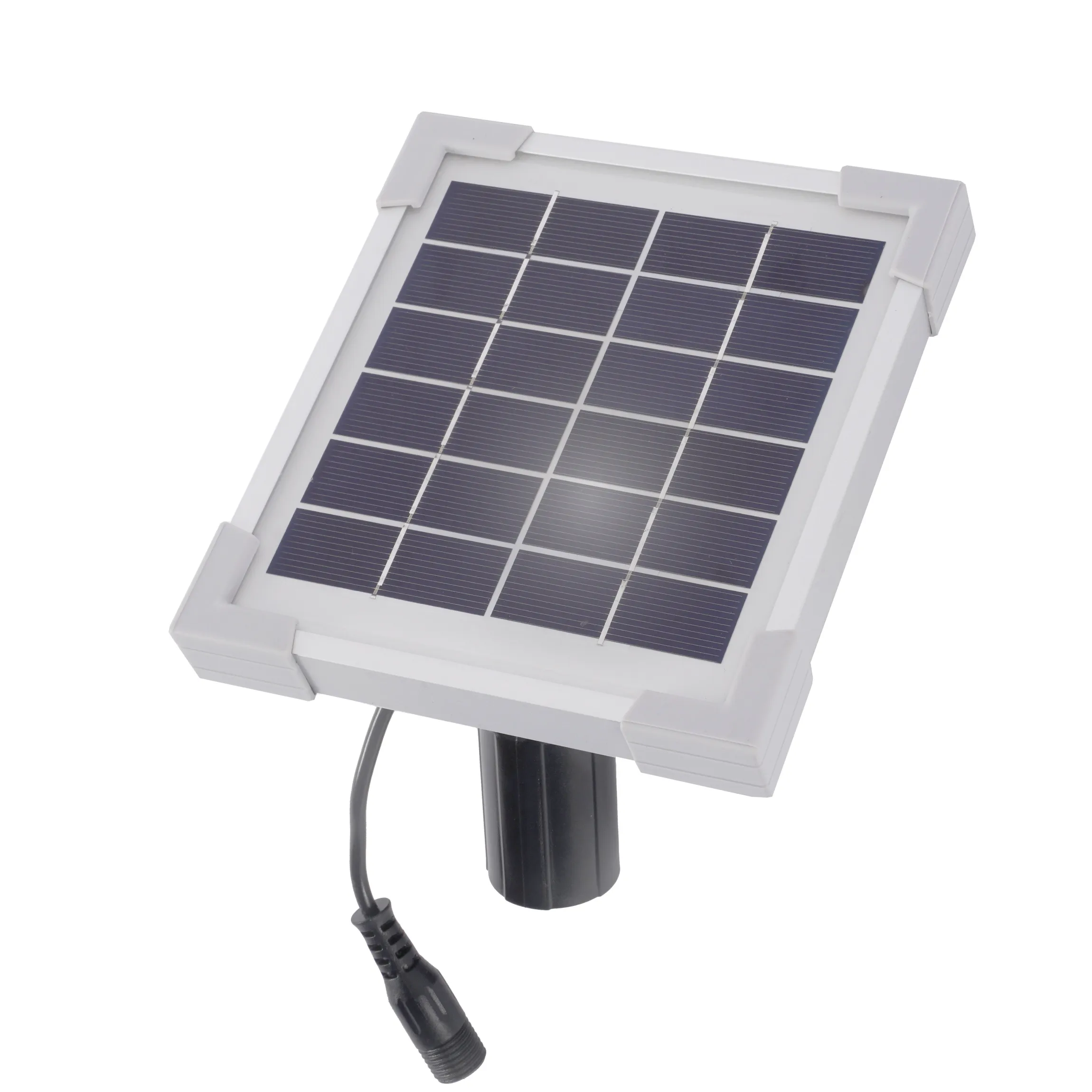 Solarmodul 2 Wp / 6 V ohne Akku Stecker 2-polig rund
