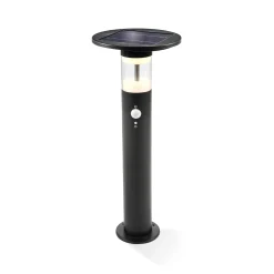 Solar PIR-Standleuchte Amelia 53 cm, schwarz