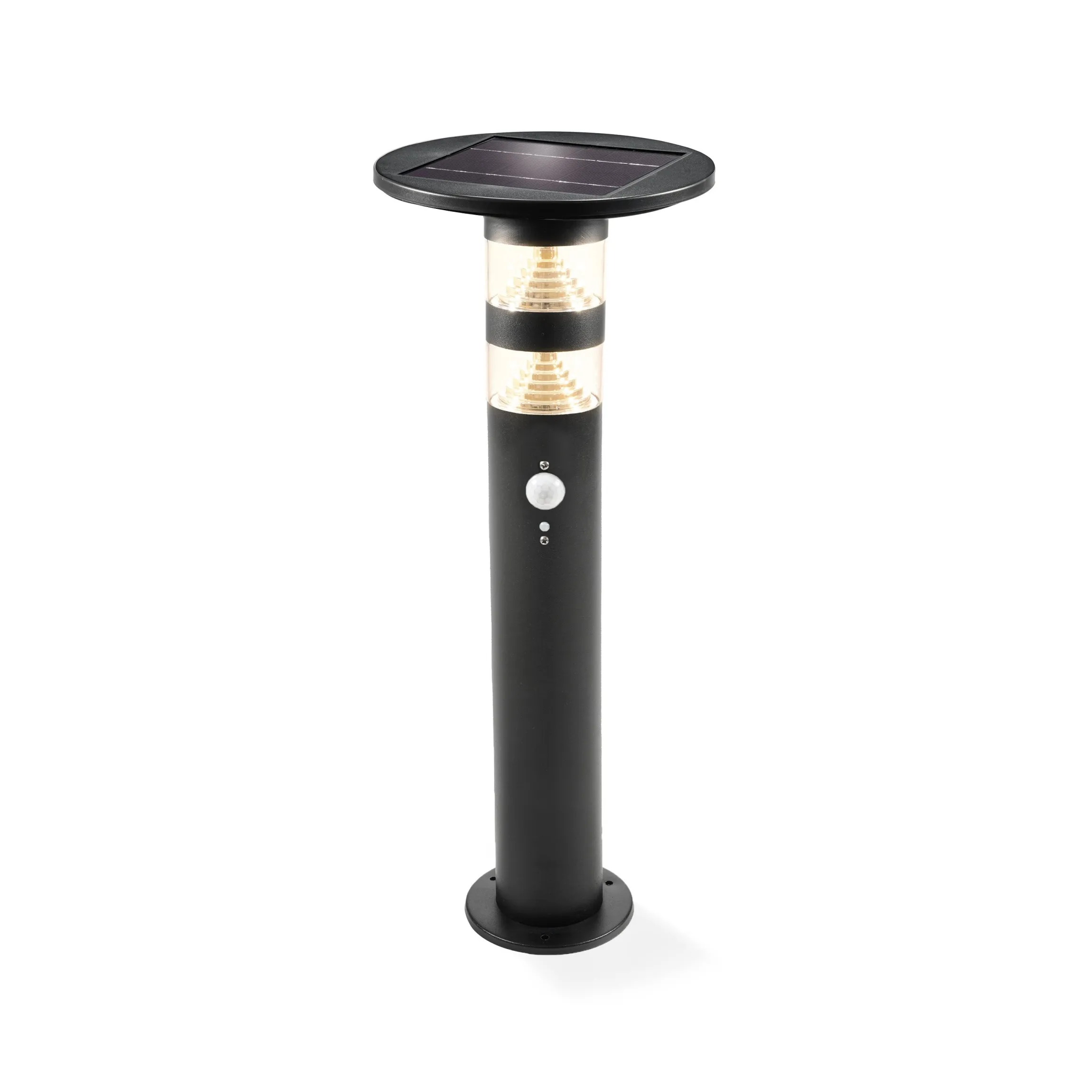 Solar PIR-Standleuchte Casoli 55 cm, schwarz