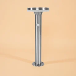 Solar PIR-Standleuchte Lena 45 cm aus Edelstahl