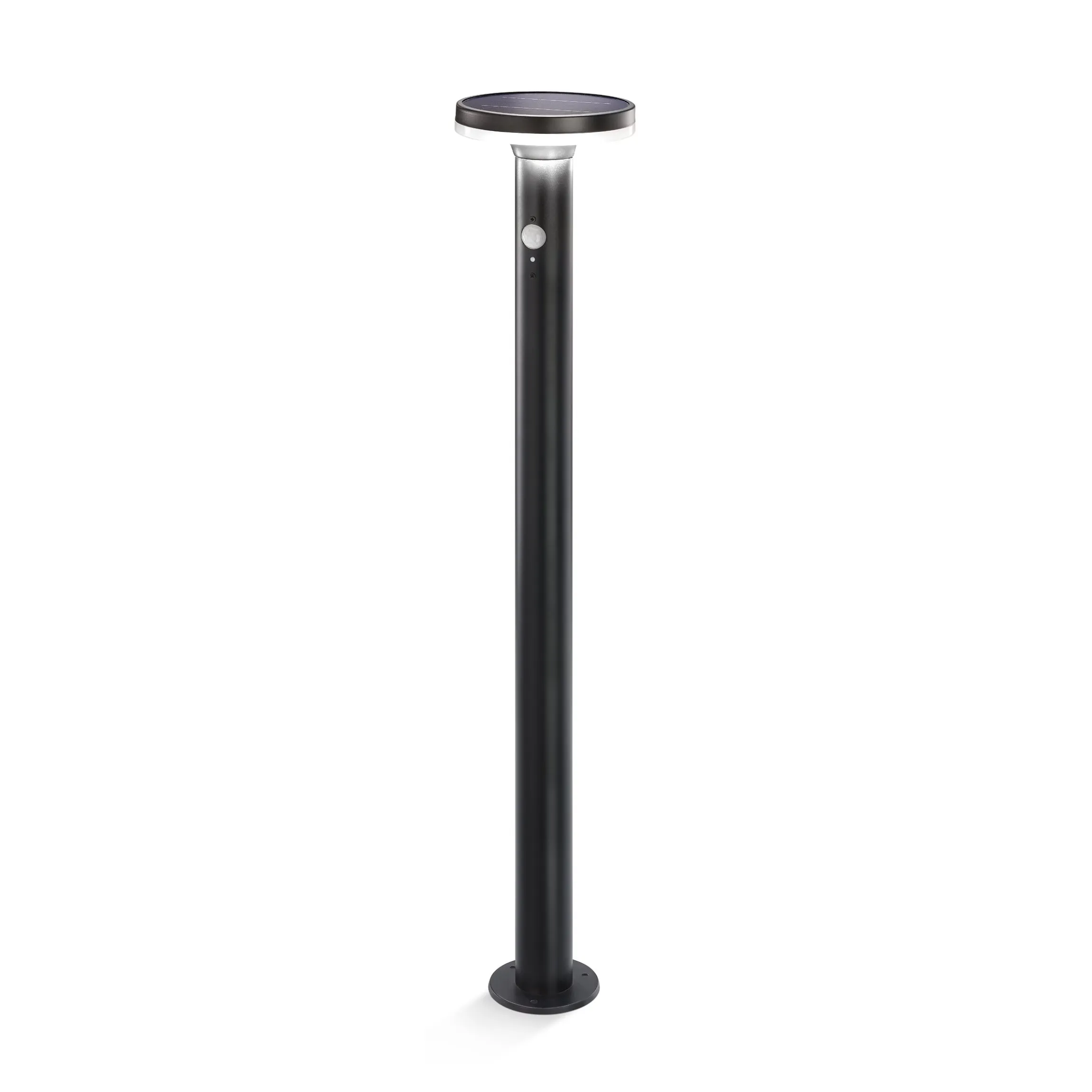 Solar PIR-Standleuchte Mia 85 cm in schwarz