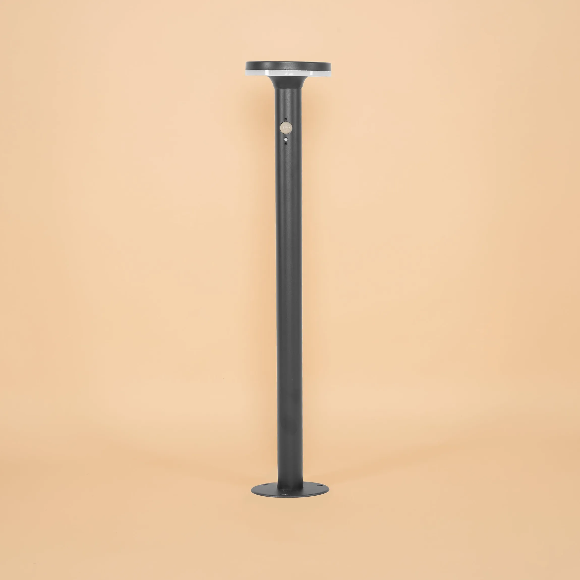 Solar PIR-Standleuchte Mia 85 cm in schwarz