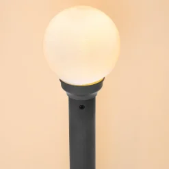 Solar Pollerleuchte mit Leuchtkugel ⌀ 20 cm