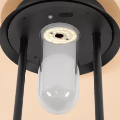 Solar Pollerleuchte Svenja 73 cm, schwarz