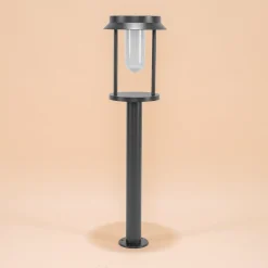 Solar Pollerleuchte Svenja 73 cm, schwarz