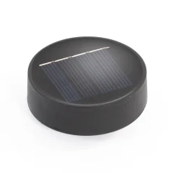 Solarpuck mit bernsteinfarbener LED