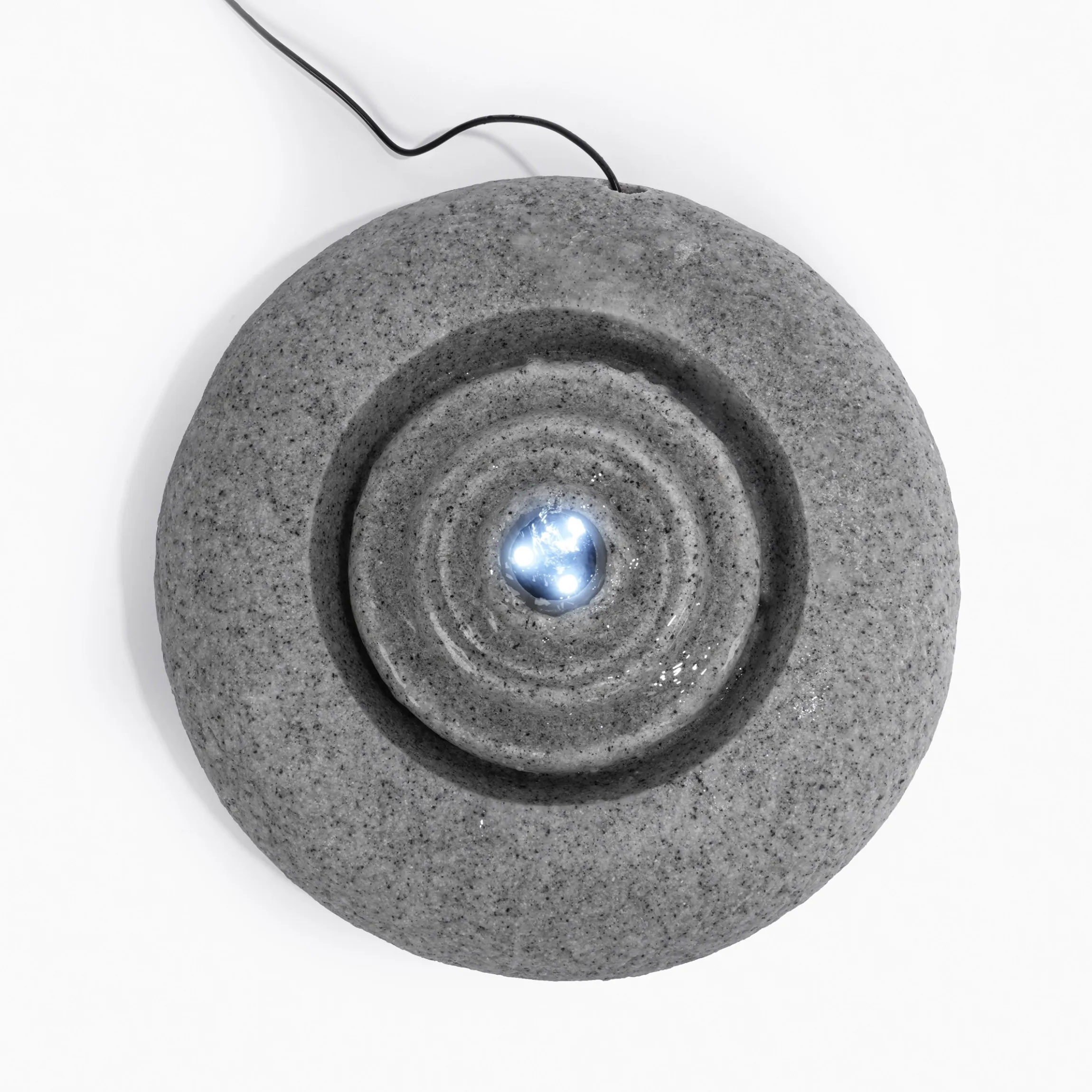 Solar Rundwasserquelle mit LED Licht