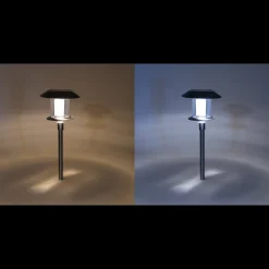 Solar Stableuchte Sunnylight 38 cm aus Edelstahl