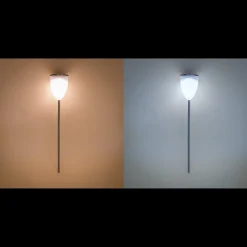 Solar Stableuchte Tropiclight 59 cm DuoColor Edelstahl