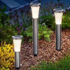 Solar Standleuchten Padua im 3er-Set