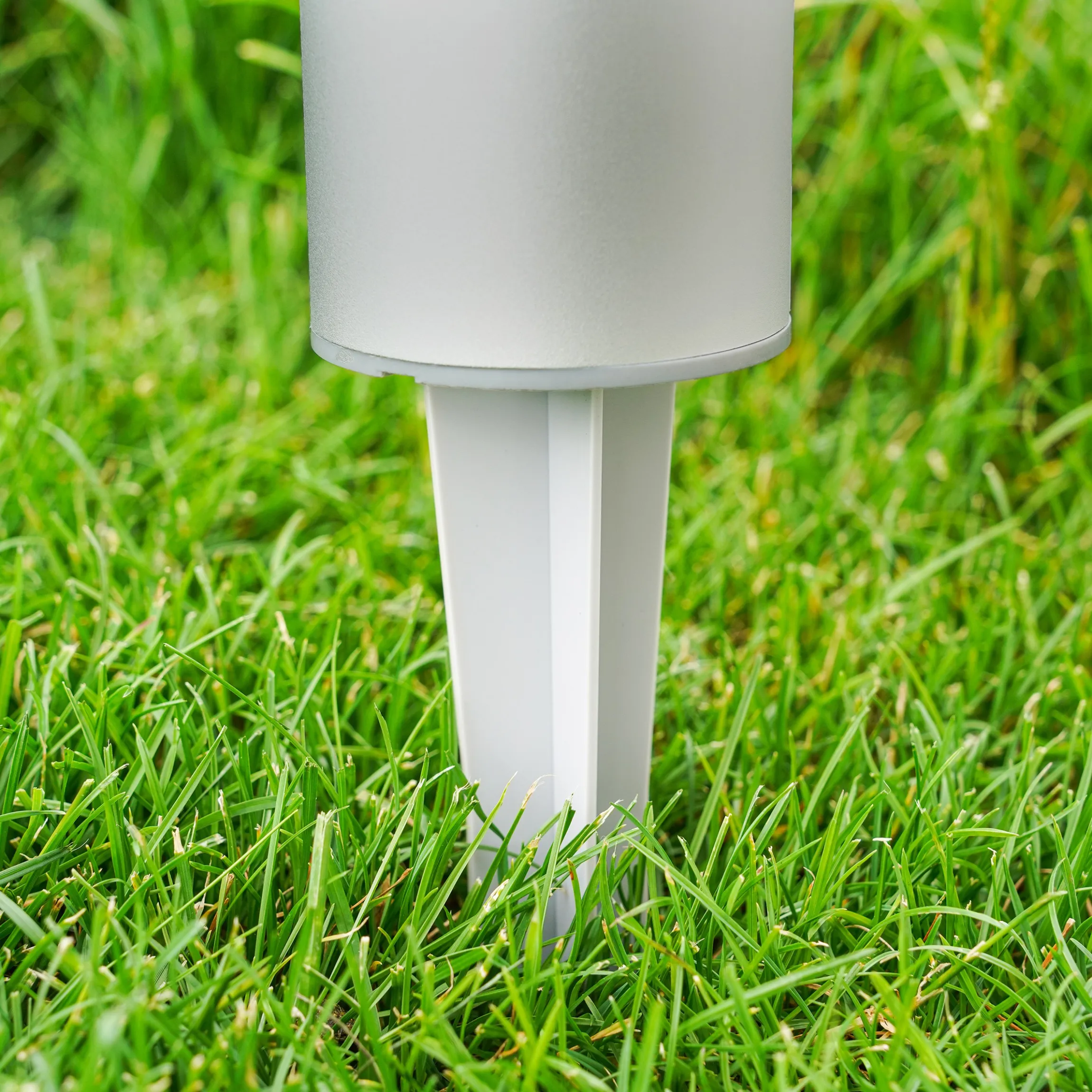 Solar Standleuchten Pole Light im 3er-Set bernsteinfarben