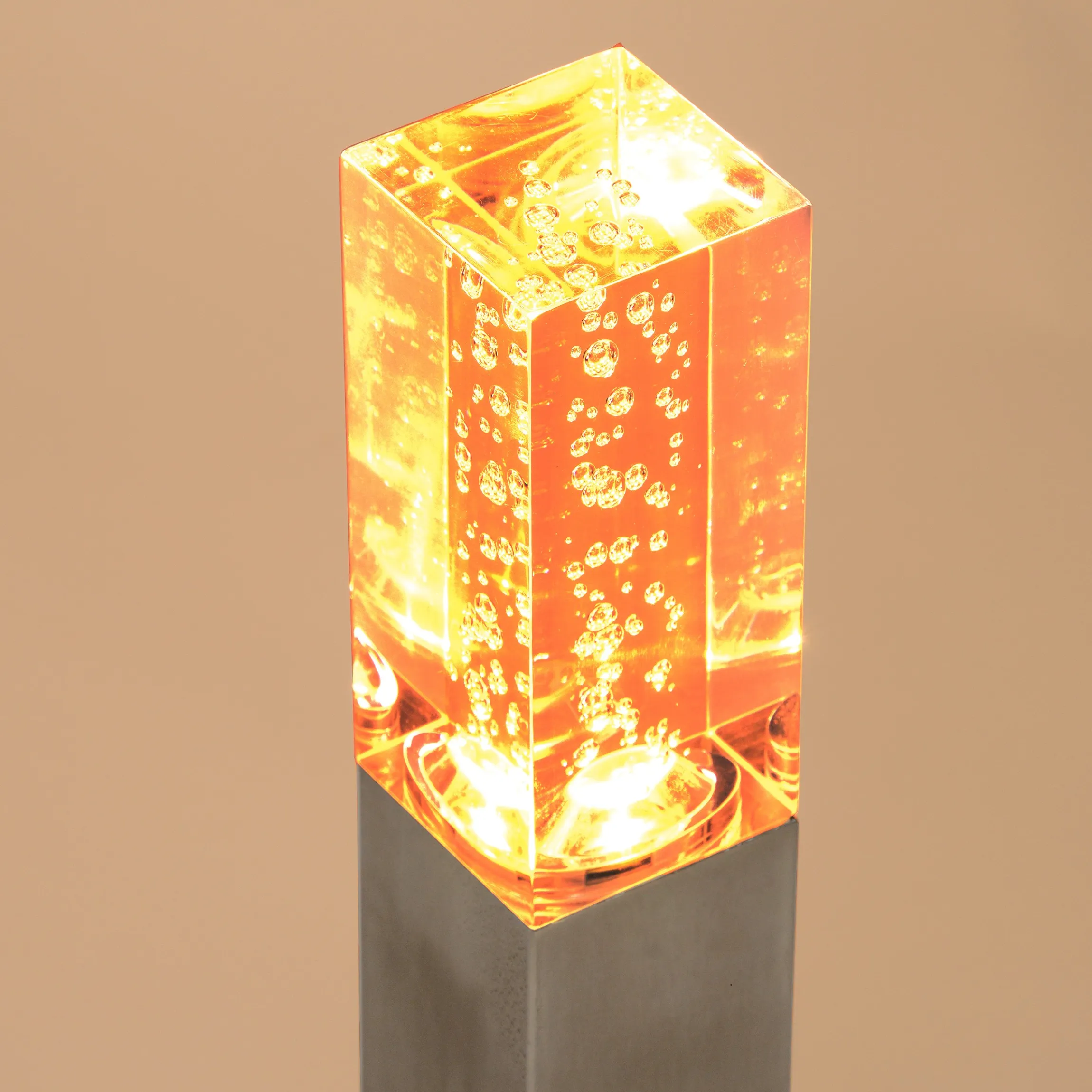 Solar Standleuchtenset "Bubble Tower 30, 50 und 63" bernsteinfarben
