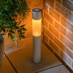 Solar Standleuchte Pole Light 50 bernsteinfarben