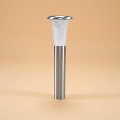 Solar Standleuchte Vesuv 38 cm duo color Edelstahl