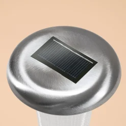 Solar Standleuchte Vesuv 38 cm duo color Edelstahl