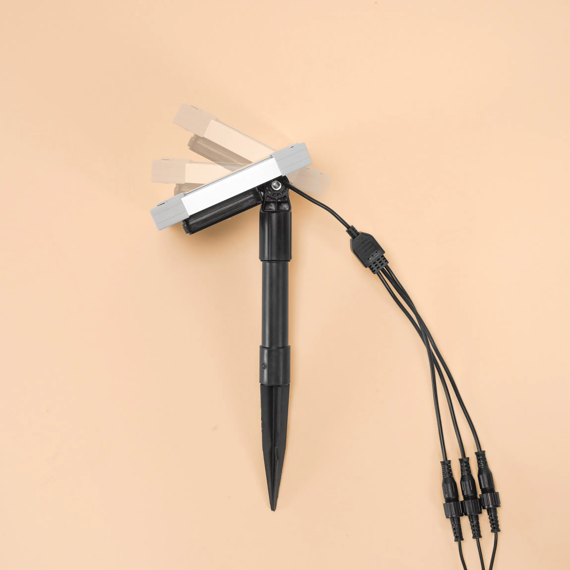 Solarstrahler Multispot Basic mit 3 Strahlern, 60 lm kaltweiß