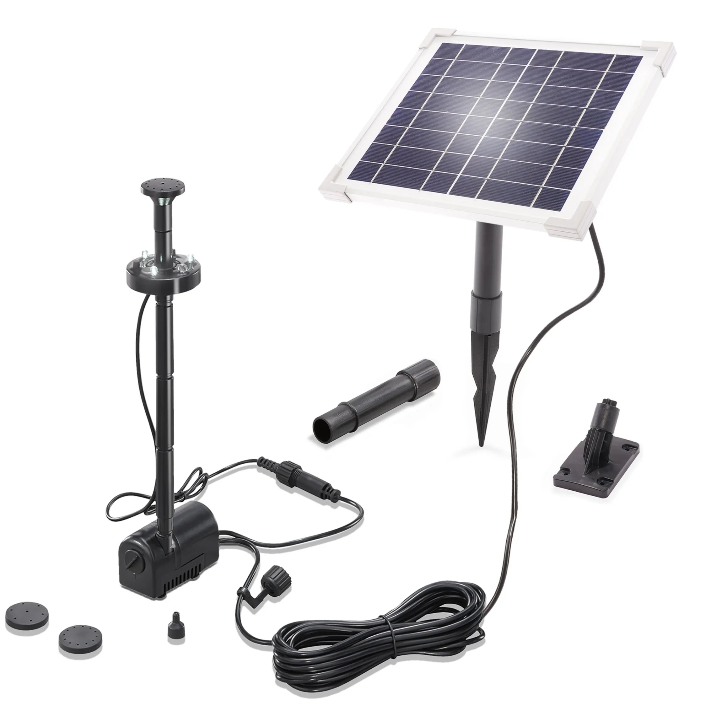 Solar Teichpumpenset 6/220 mit 1,5 Ah LiFePO4 Akkuspeicher