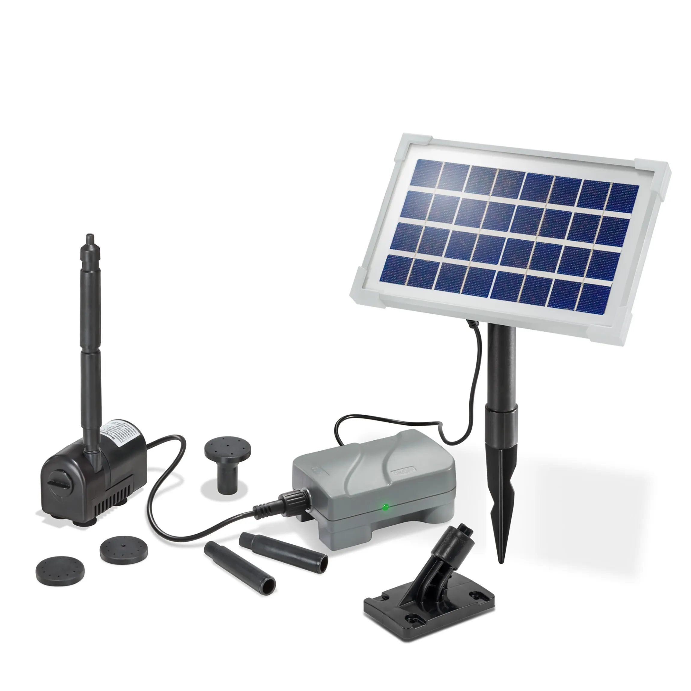 Solar Teichpumpenset 3,5/175 mit 1,2 Ah NiMh Akkuspeicher