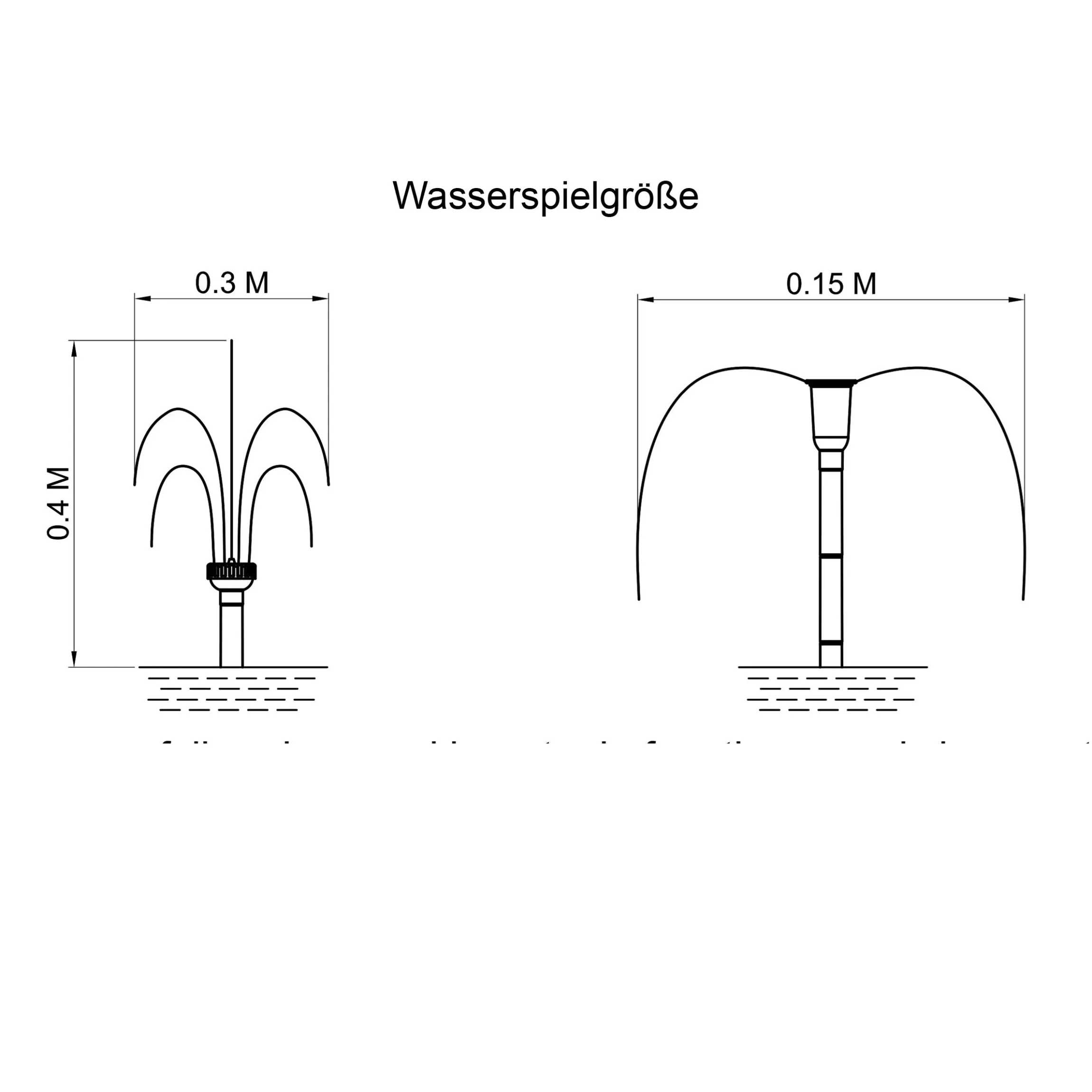 Solar Unterwasserfilter-Set 8/400 mit 4 Ah LiFePO4-Akkuspeicher