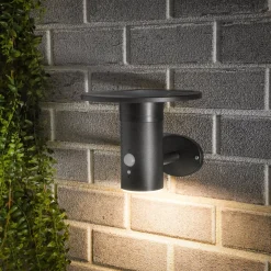 Solar Wandleuchte Bologna mit Bewegungssensor