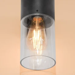 Solar Wandleuchte Viola mit LED-Glühbirne