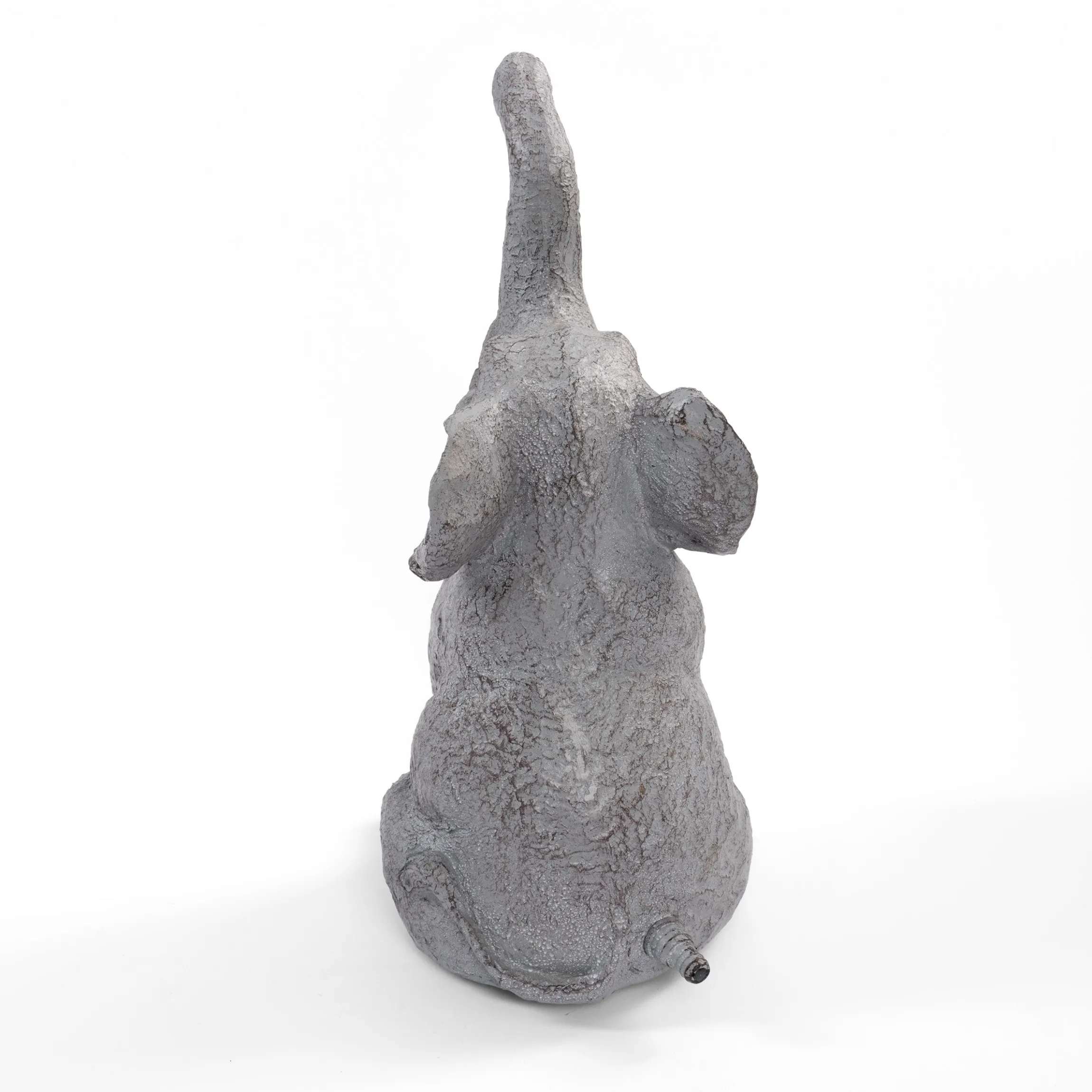 Solar Wasserspeierset sitzender Elefant Lumi