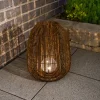 Solar Windlicht Isabella 40 cm im Boho-Stil
