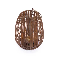 Solar Windlicht Isabella 28 cm im Boho-Stil