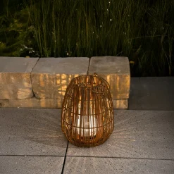 Solar Windlicht Isabella 28 cm im Boho-Stil