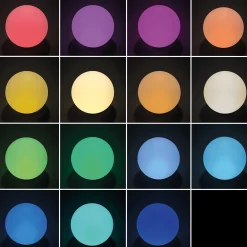 Stimmungsvolle Solarkugel Siena ⌀ 30 cm mit Fernbedienung