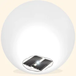 Stimmungsvolles Solarkugelset ⌀ 20 cm mit Fernbedienung