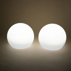 Stimmungsvolles Solarkugelset ⌀ 20 cm mit Fernbedienung