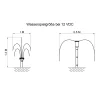 Teichpumpe WaterSplash 700/870 mit Sprinklerset