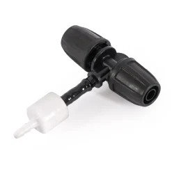 T-Stück 8-4-8 mm mit Rückschlagventil