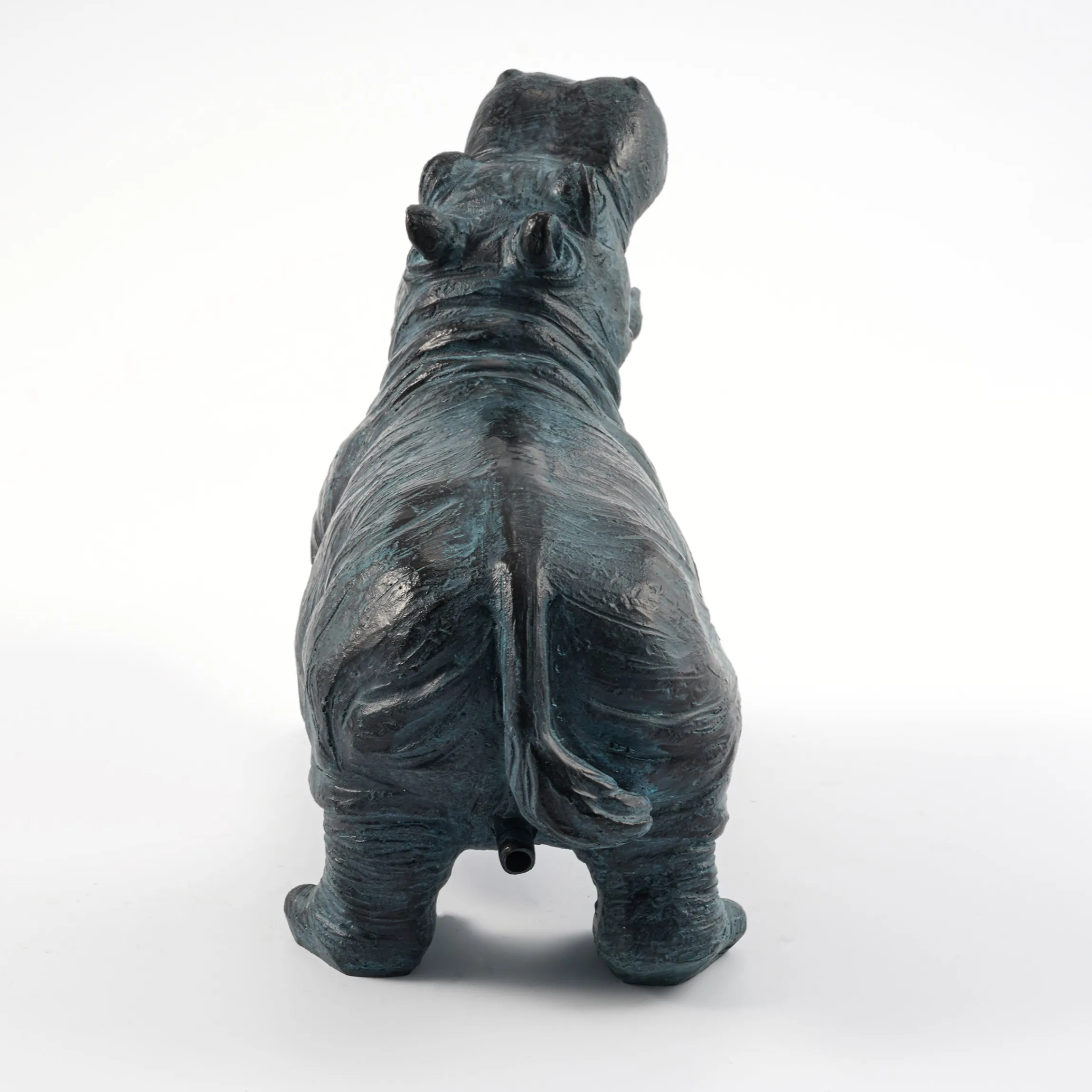 Wasserspeier-Figur Flusspferd Hippo
