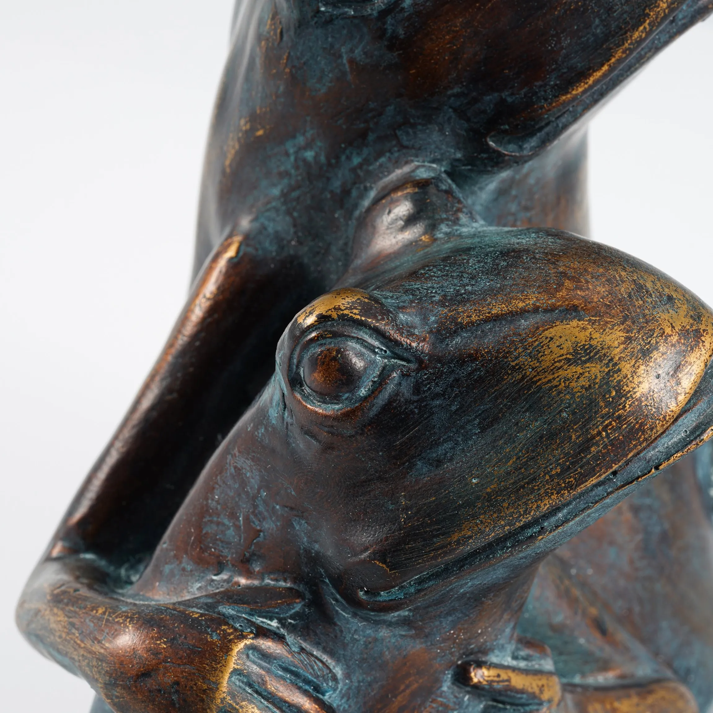 Wasserspeier-Figur Froschpaar