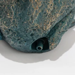 Wasserspeier-Figur Max und Moritz im Altkupfer-Design