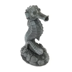 Wasserspeier-Figur Seepferdchen Ida im Steindesign