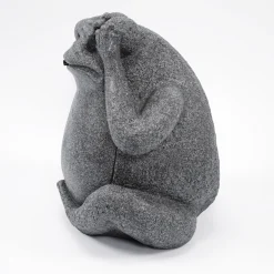 Wasserspeier-Figur sitzender Frosch