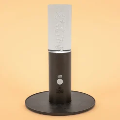 Zauberhafte Solar Tischleuchte Pineto mit Acrylglas-Oberteil, dimmbar